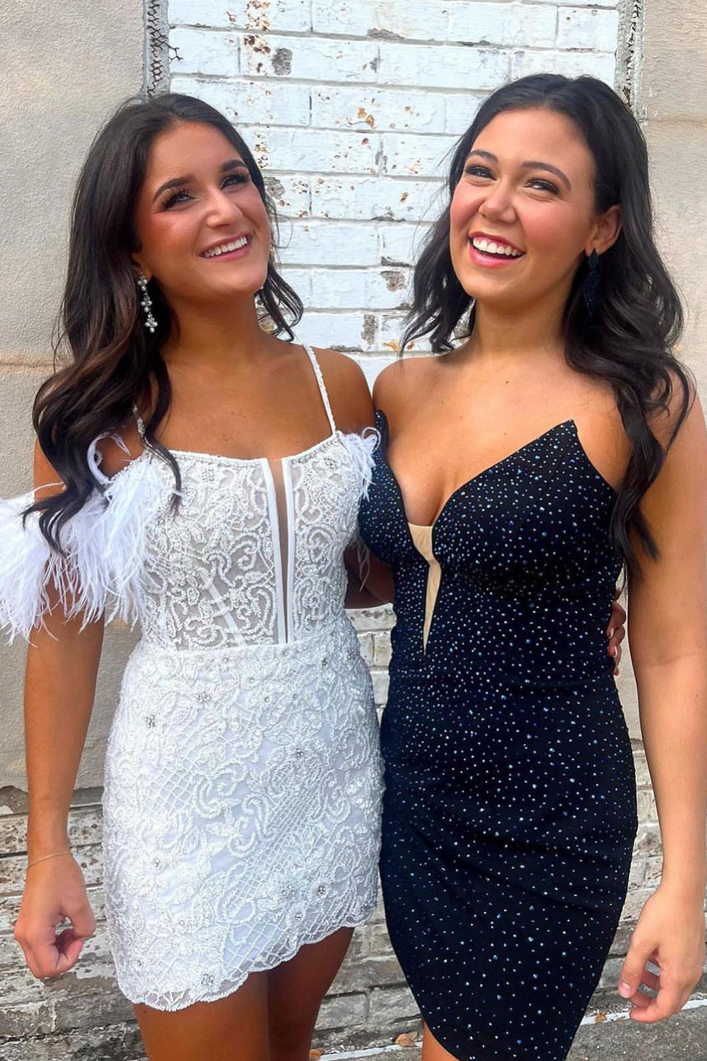 Misshow Sparkly Strapless Dark Green Beaded Tight Short Homecoming Dress/Mini Dress