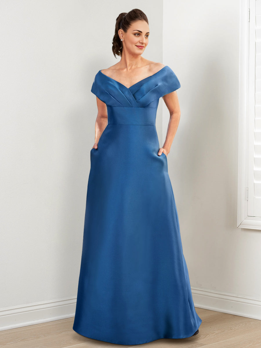 Mother of the Bride A-Line and Princess Dresses Featuring Pockets