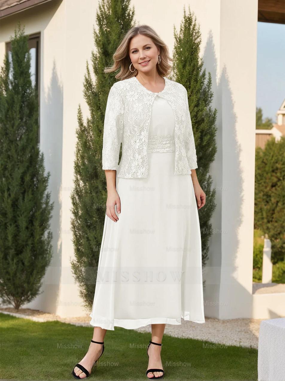 Mother of the Bride A-Line/Princess Dresses Featuring Applique and Jacket
