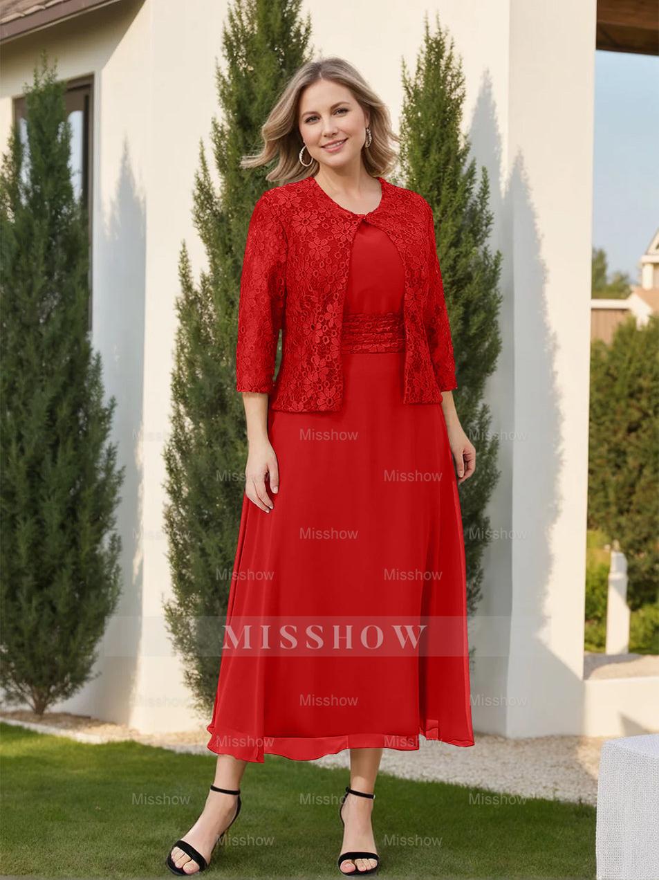 Mother of the Bride A-Line/Princess Dresses Featuring Applique and Jacket