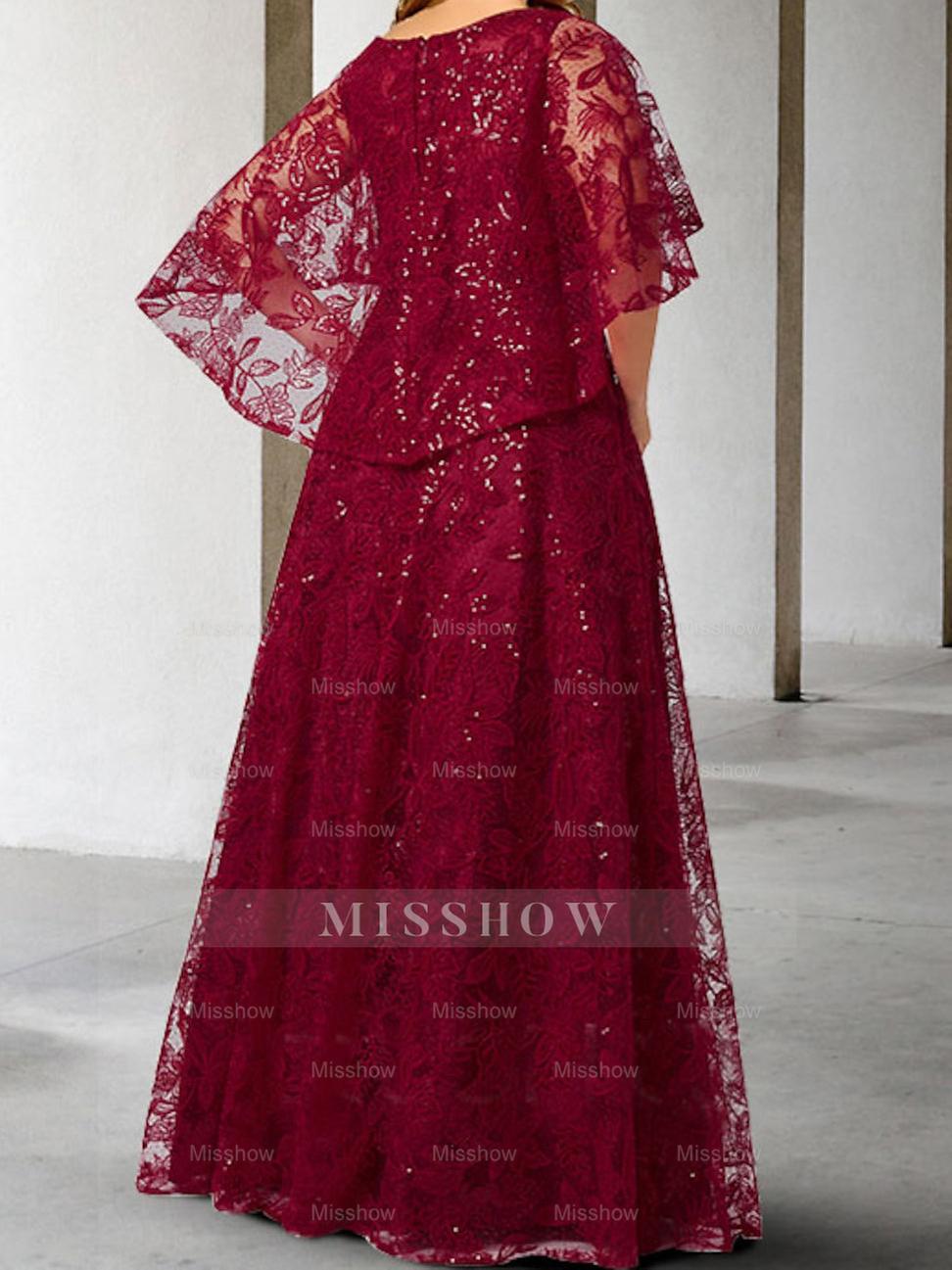 Mother of the Bride Princess A-Line Dresses Featuring Applique and Sequins