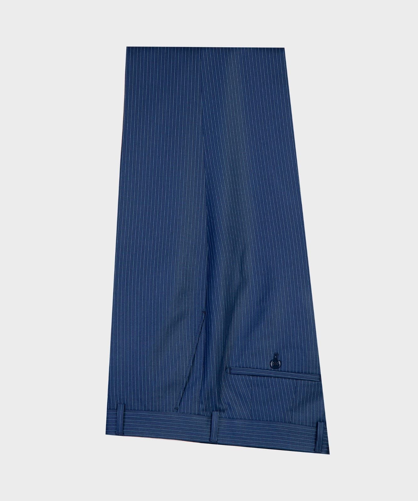 Navy Peak Lapel Double Breasted Two-Piece Men’s Suits