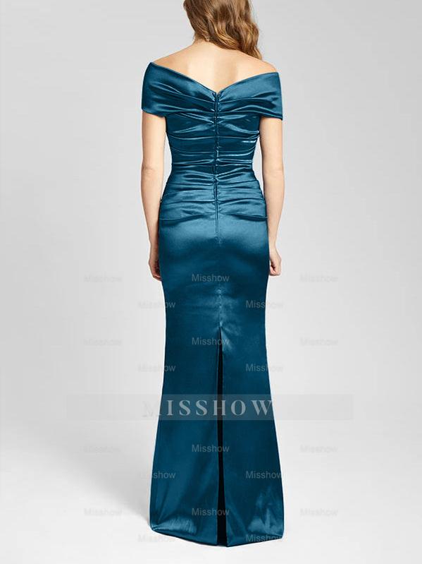 Off-the-Shoulder Column Gowns for the Mother of the Bride