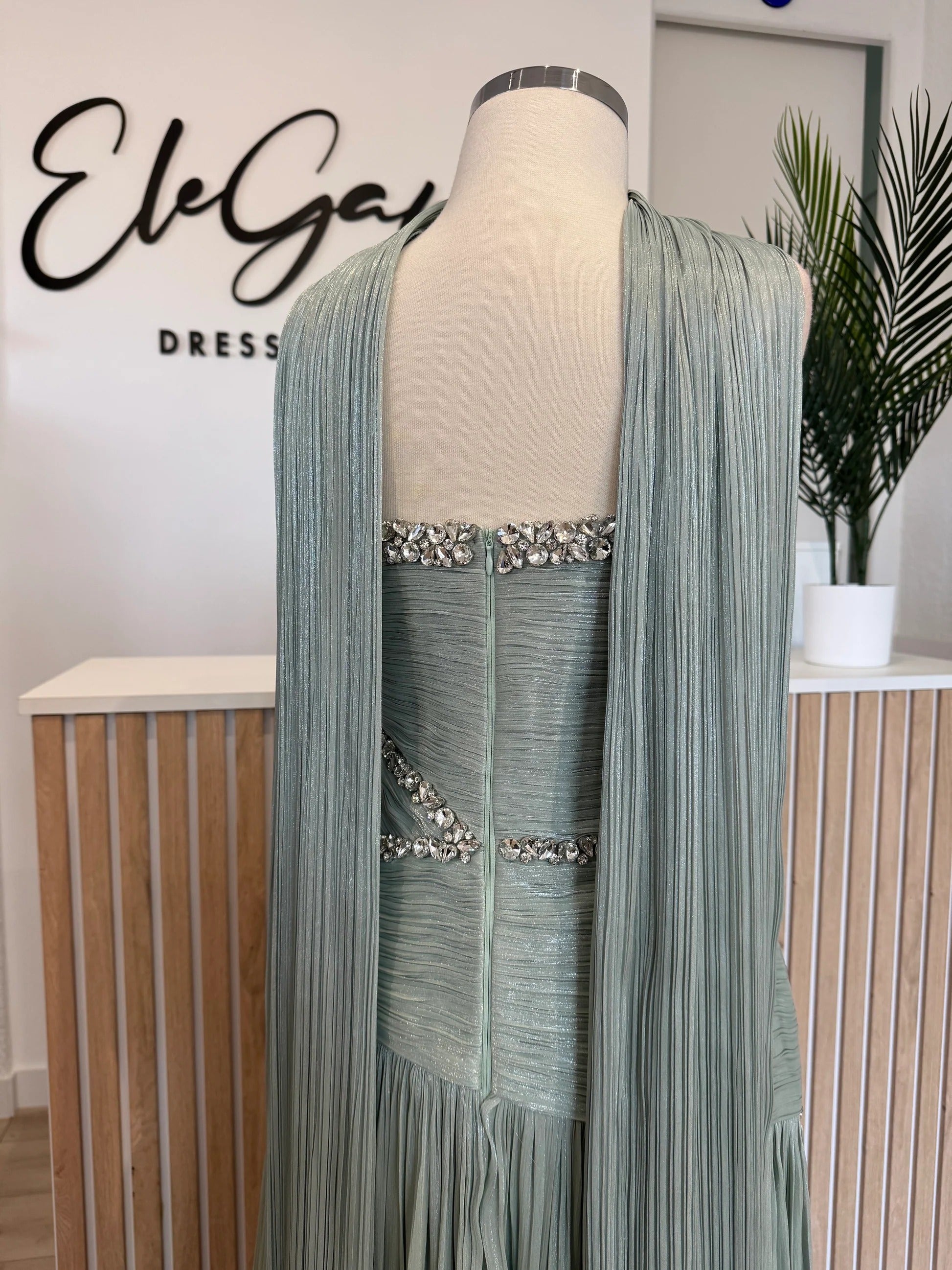 Pink One Shoulder Cape Sleeves A-line Pleated Chiffon Floor Length Formal Evening Gown