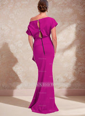One-Shoulder Mermaid/Trumpet Mother of the Bride Dresses Featuring a Side Split