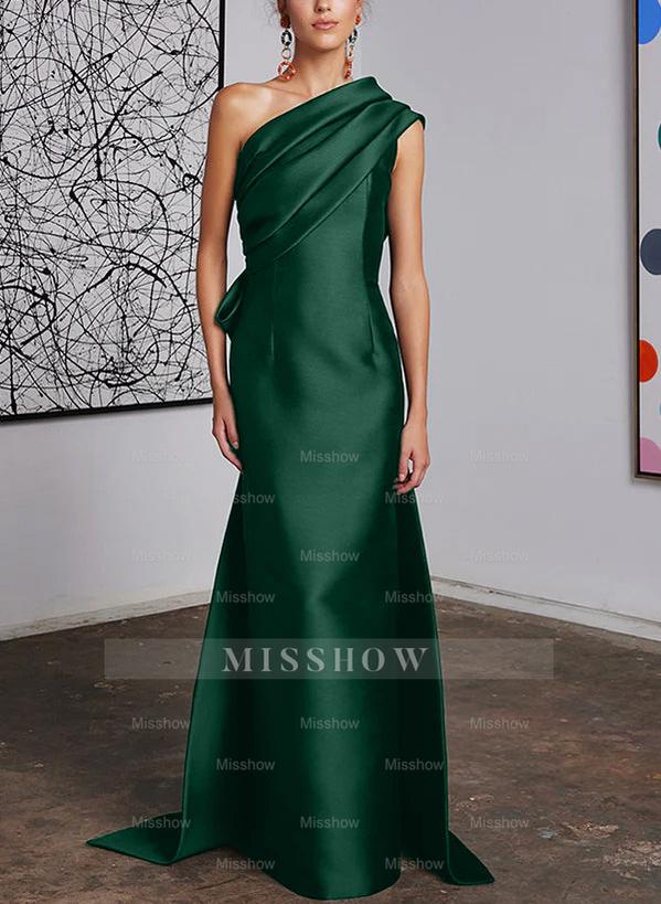 One-Shoulder Sheath/Column Gown for the Mother of the Bride