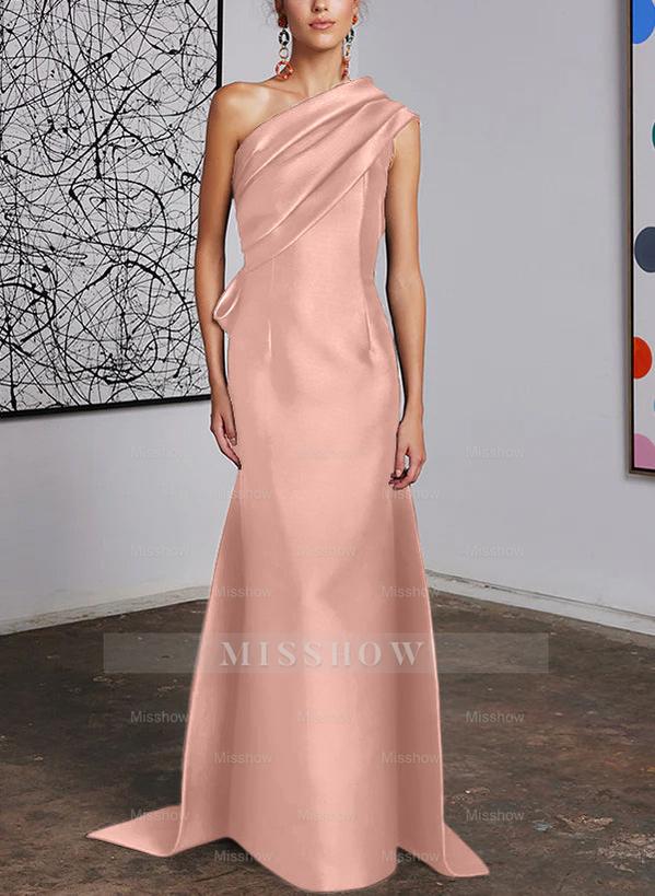 One-Shoulder Sheath/Column Gown for the Mother of the Bride
