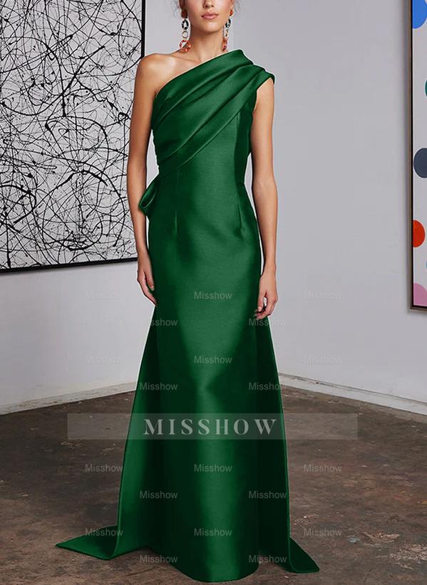 One-Shoulder Sheath/Column Gown for the Mother of the Bride