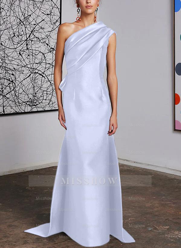 One-Shoulder Sheath/Column Gown for the Mother of the Bride
