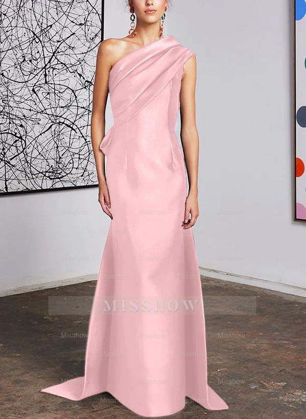 One-Shoulder Sheath/Column Gown for the Mother of the Bride