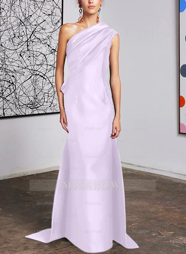 One-Shoulder Sheath/Column Gown for the Mother of the Bride