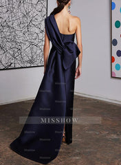One-Shoulder Sheath/Column Gown for the Mother of the Bride