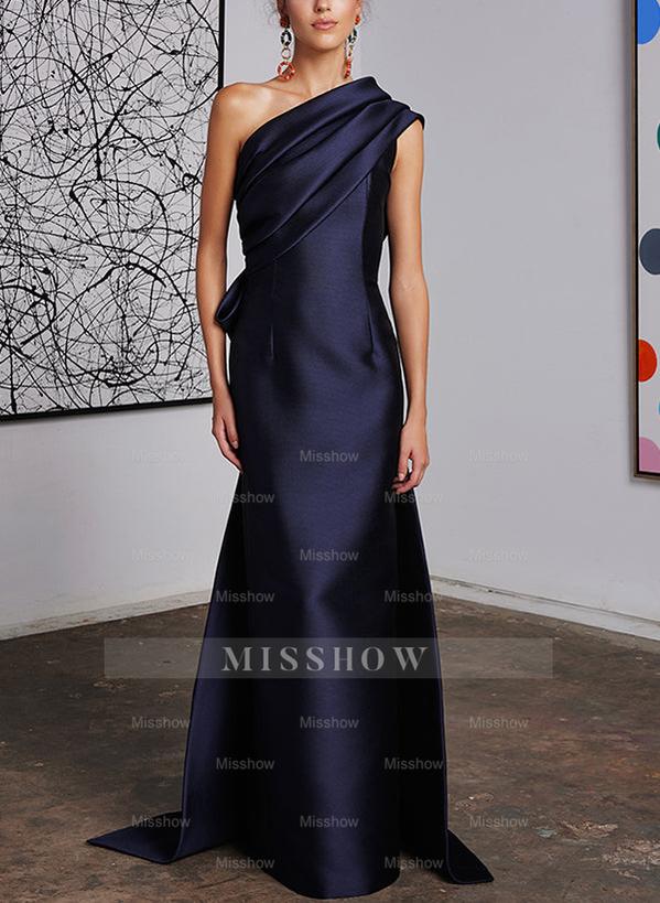 One-Shoulder Sheath/Column Gown for the Mother of the Bride