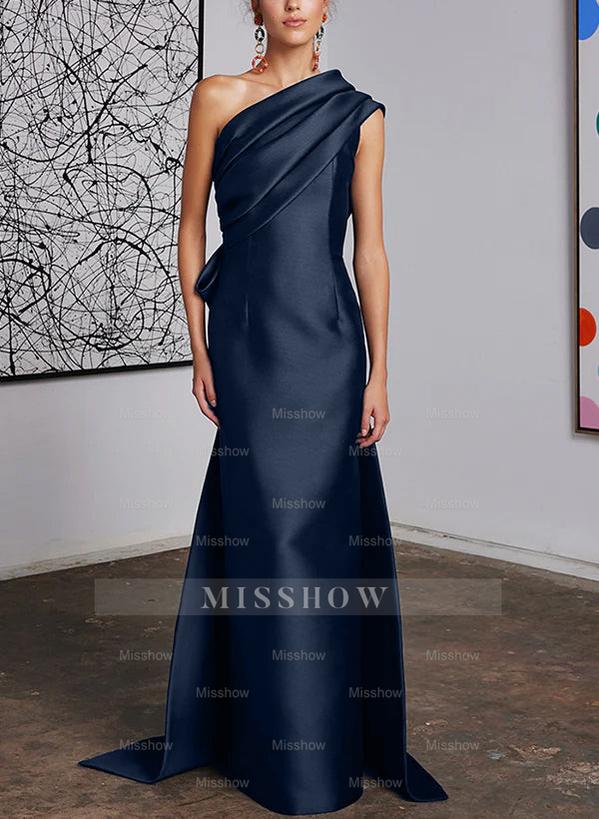 One-Shoulder Sheath/Column Gown for the Mother of the Bride