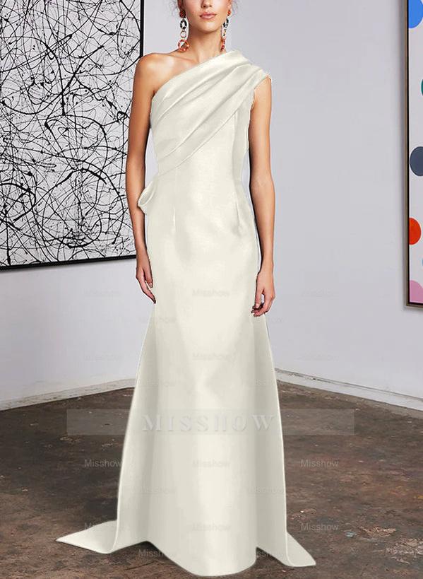 One-Shoulder Sheath/Column Gown for the Mother of the Bride