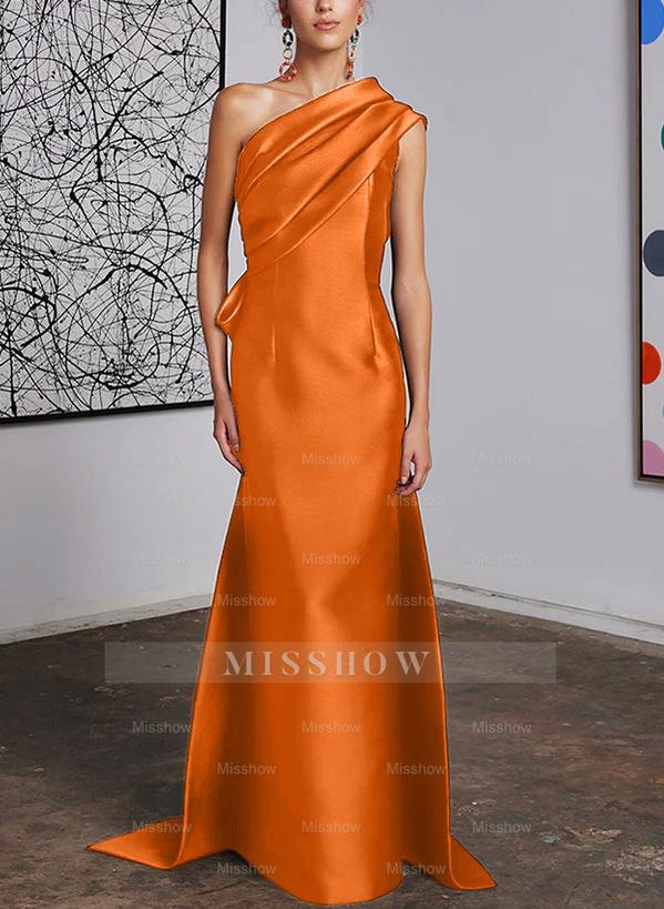 One-Shoulder Sheath/Column Gown for the Mother of the Bride