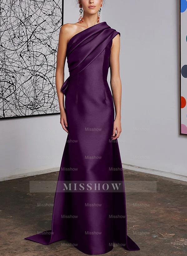 One-Shoulder Sheath/Column Gown for the Mother of the Bride
