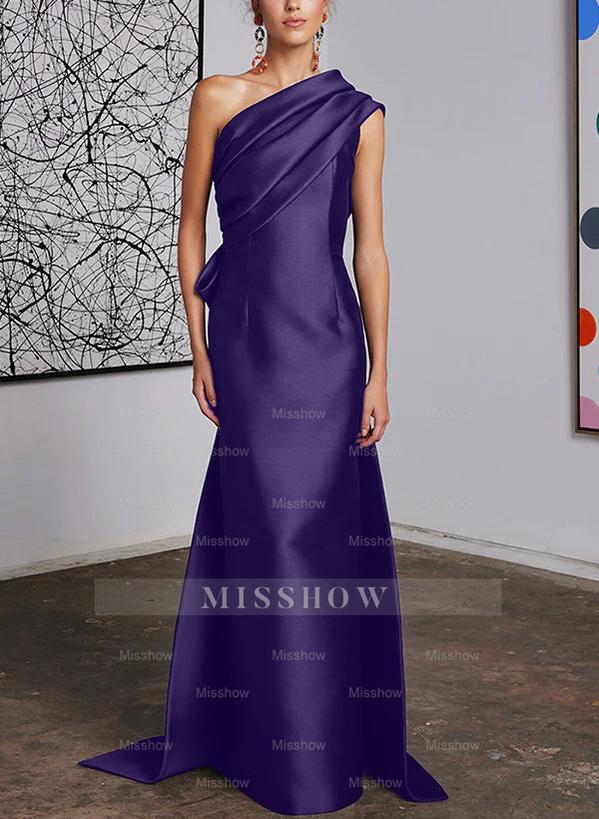 One-Shoulder Sheath/Column Gown for the Mother of the Bride