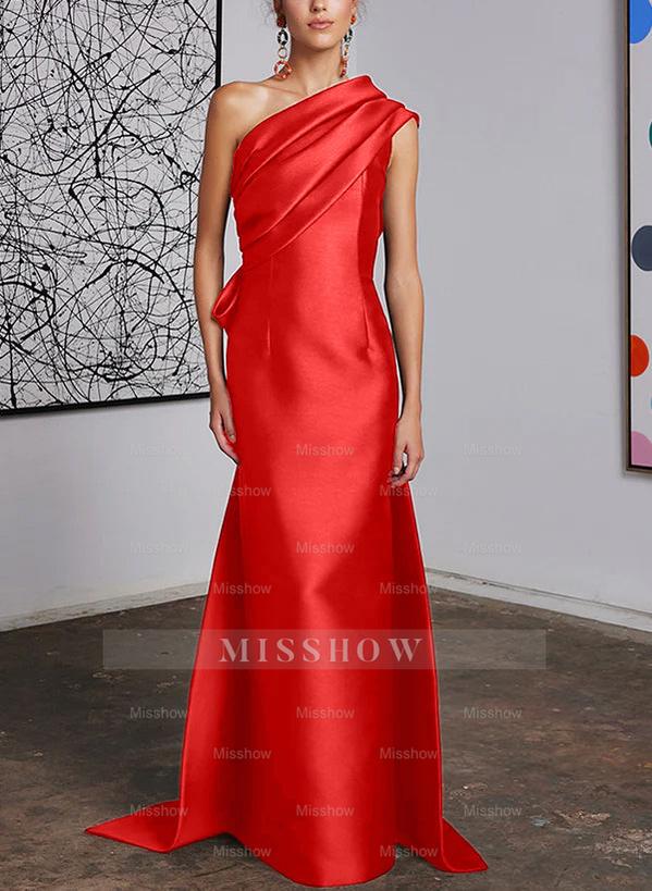 One-Shoulder Sheath/Column Gown for the Mother of the Bride