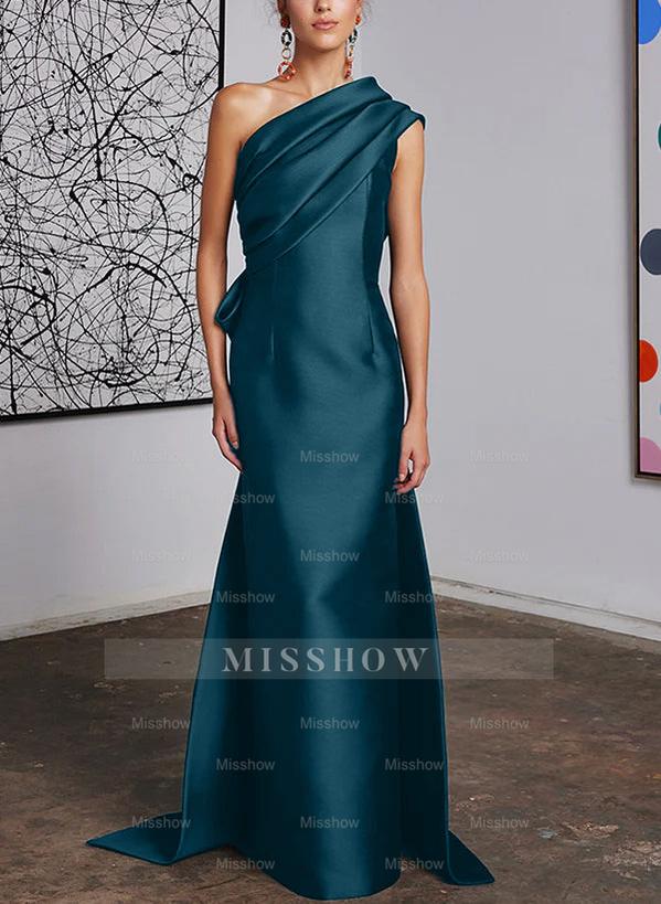 One-Shoulder Sheath/Column Gown for the Mother of the Bride