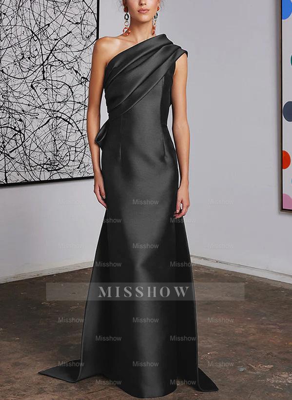 One-Shoulder Sheath/Column Gown for the Mother of the Bride