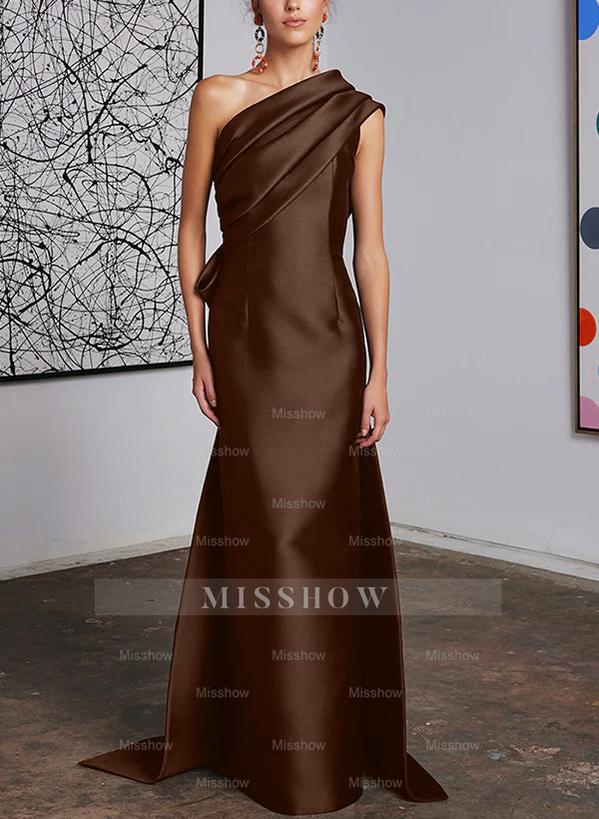 One-Shoulder Sheath/Column Gown for the Mother of the Bride