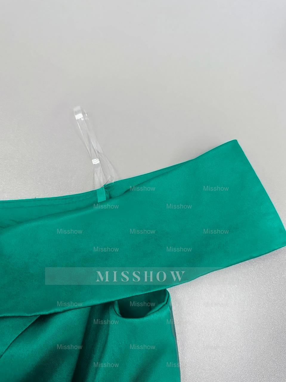 Plus Size Off-the-Shoulder Sleeveless A-Line/Princess Mother of the Bride Ankle-Length Dress with Pockets