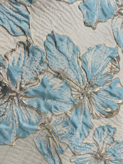 Printed Flower Plus Size A-Line/Princess Shirt Collar Mother of the Bride & Groom Dresses with 3/4 Sleeves