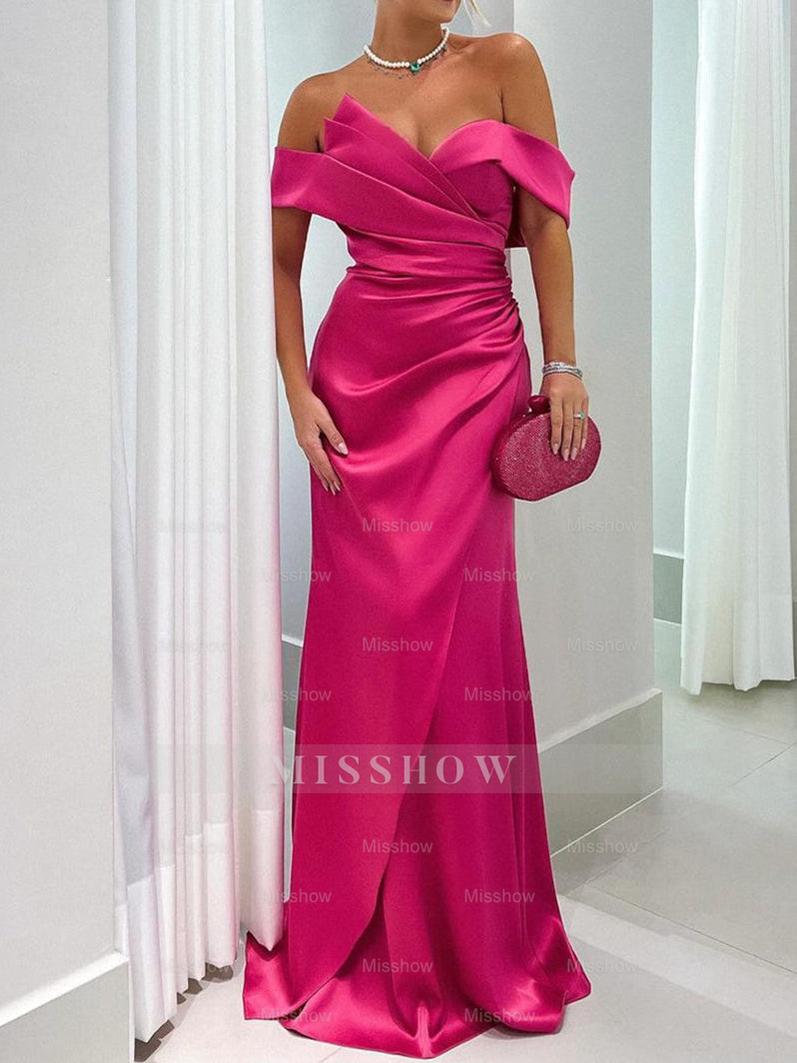 Pure Color Sweetheart Floor-Length Sleeveless Mermaid/Trumpet Mother of the Bride Dress
