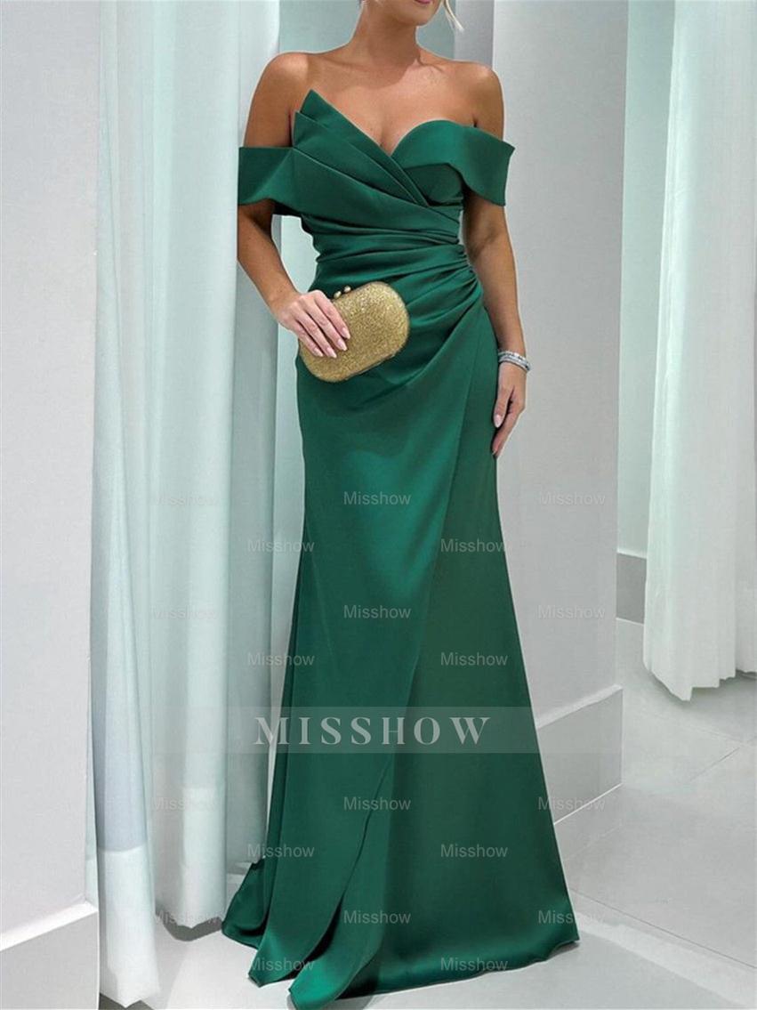 Pure Color Sweetheart Floor-Length Sleeveless Mermaid/Trumpet Mother of the Bride Dress