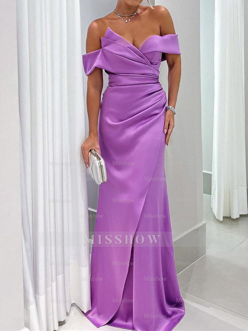 Pure Color Sweetheart Floor-Length Sleeveless Mermaid/Trumpet Mother of the Bride Dress