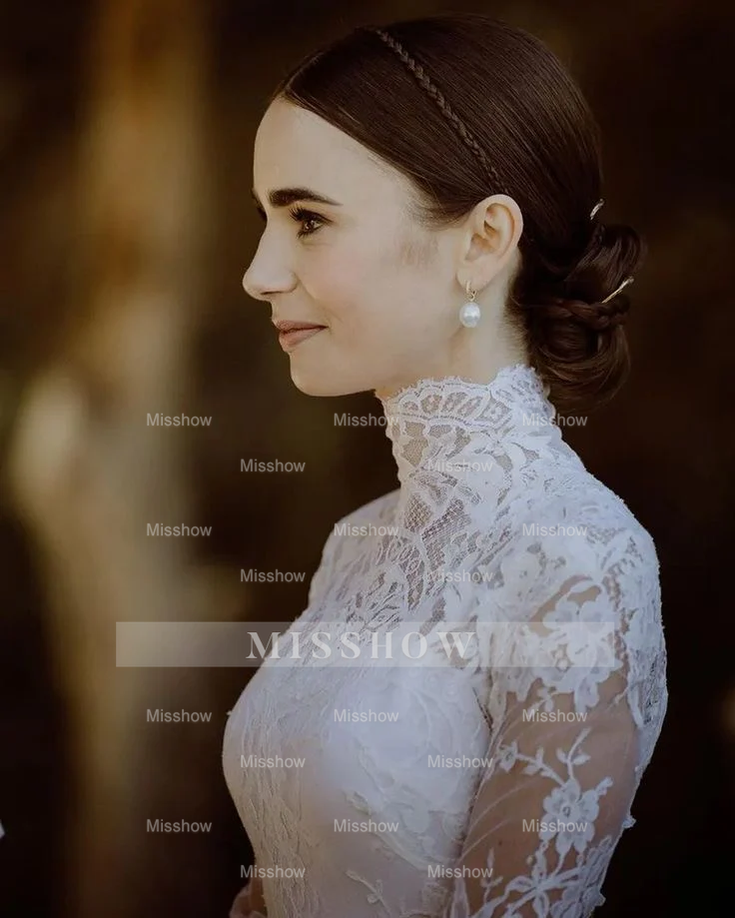 Romantic Long Mermaid White Lace Long Sleeves Backless Wedding Dress With Bridal Cape Romantic Long Mermaid White Lace Long Sleeves Backless Wedding Dress With Bridal Cape