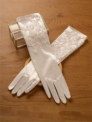 Satin Wedding Gloves