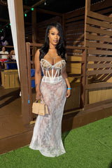 Sexy Long White Sweetheart Sleeveless Mermaid Prom Dress with Beads and Appliques