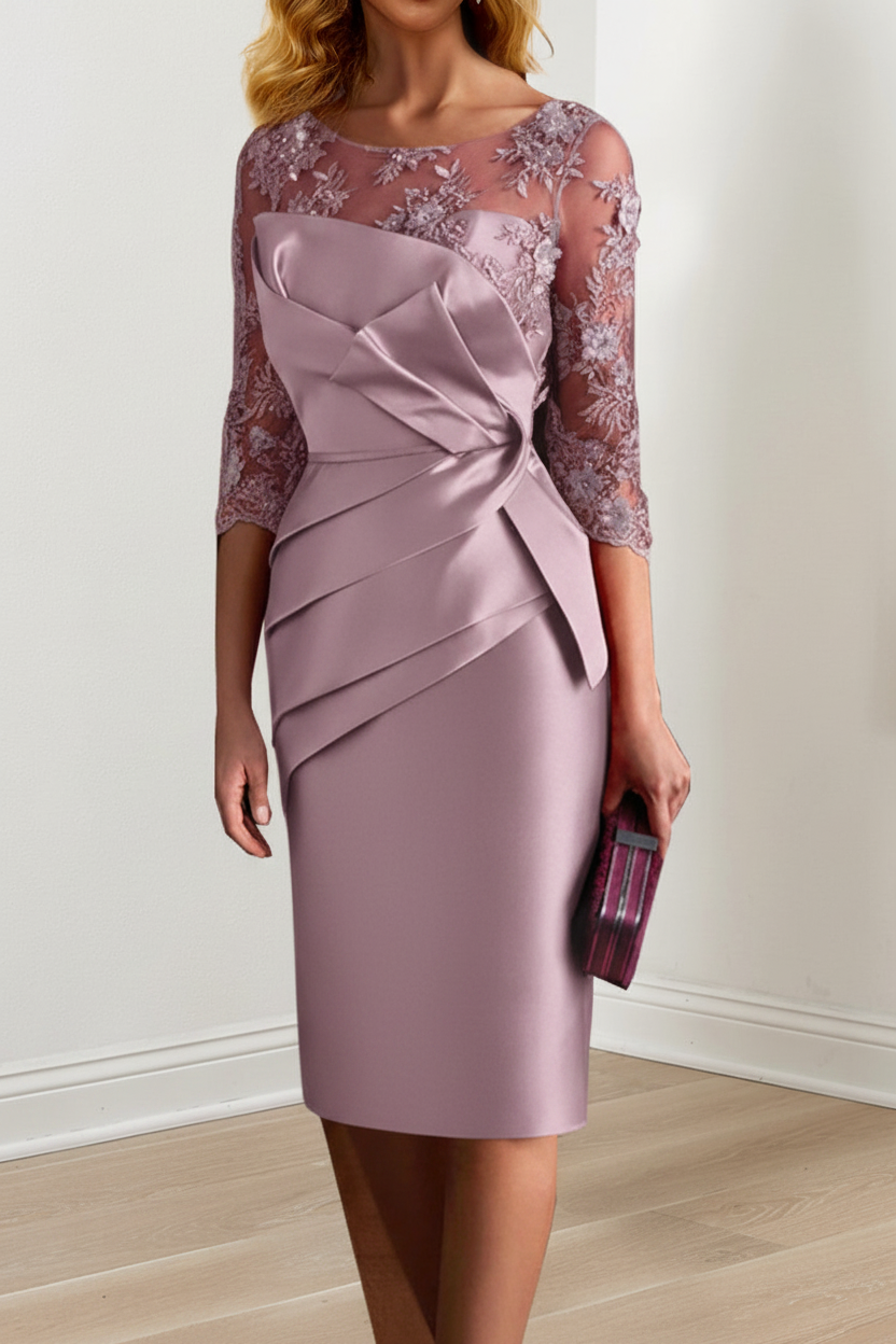 Sheath/Column Knee-Length Mother of the Bride Dresses