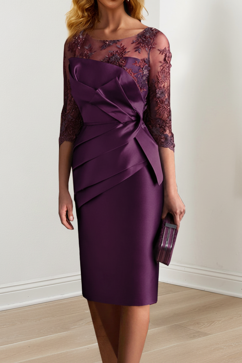 Sheath/Column Knee-Length Mother of the Bride Dresses