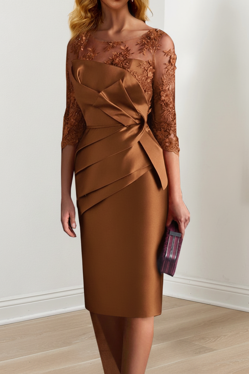 Sheath/Column Knee-Length Mother of the Bride Dresses