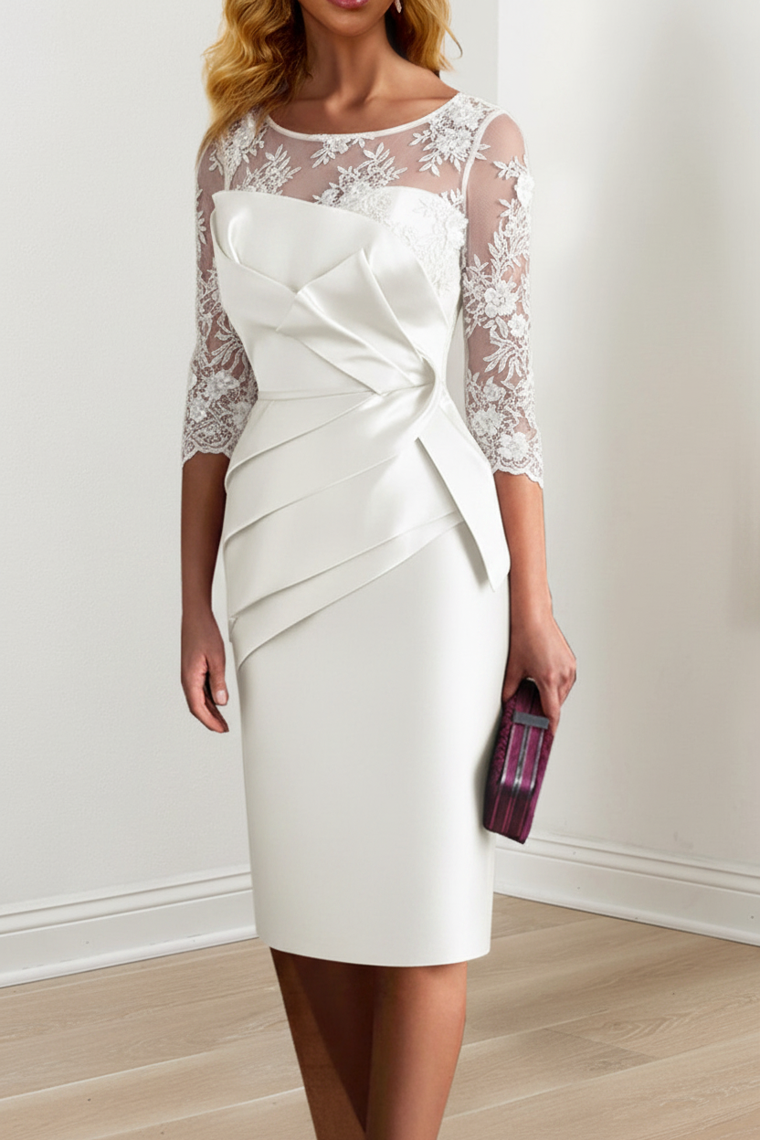 Sheath/Column Knee-Length Mother of the Bride Dresses