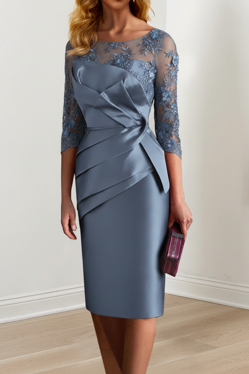 Sheath/Column Knee-Length Mother of the Bride Dresses