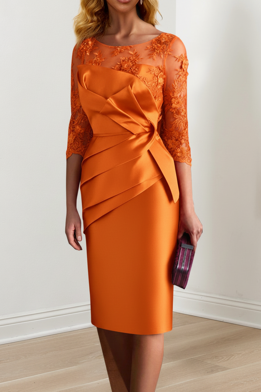 Sheath/Column Knee-Length Mother of the Bride Dresses