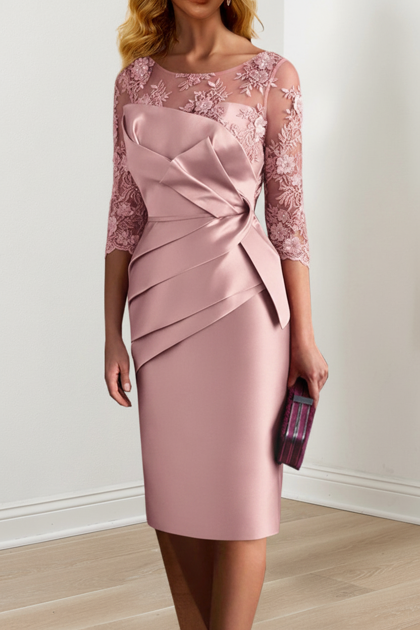 Sheath/Column Knee-Length Mother of the Bride Dresses