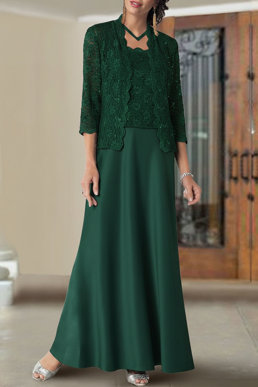 Sheath/Column Spaghetti Straps Floor-Length Mother of the Bride Dresses