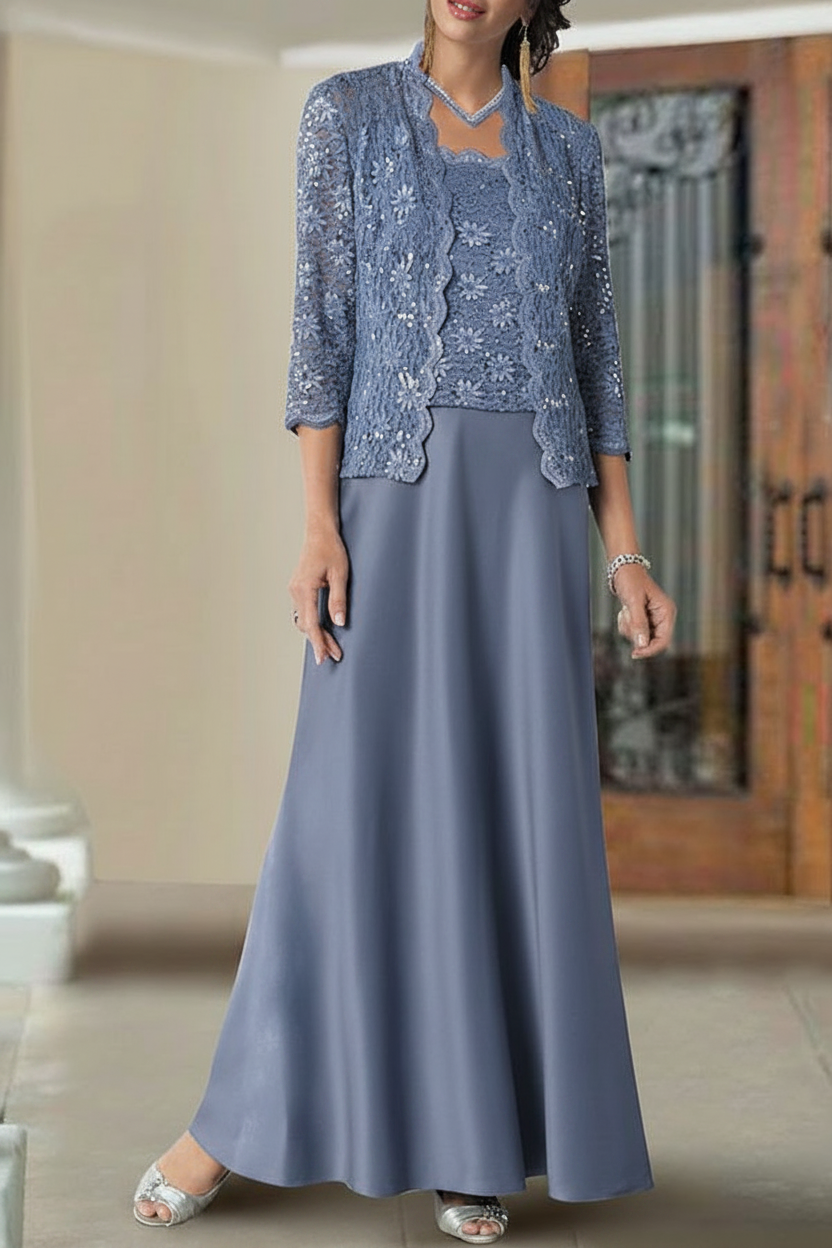Sheath/Column Spaghetti Straps Floor-Length Mother of the Bride Dresses