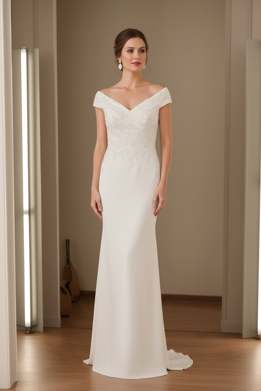 Sheath/Column V-Neck Sleeveless Mother Of The Bride Dresses with Appliques
