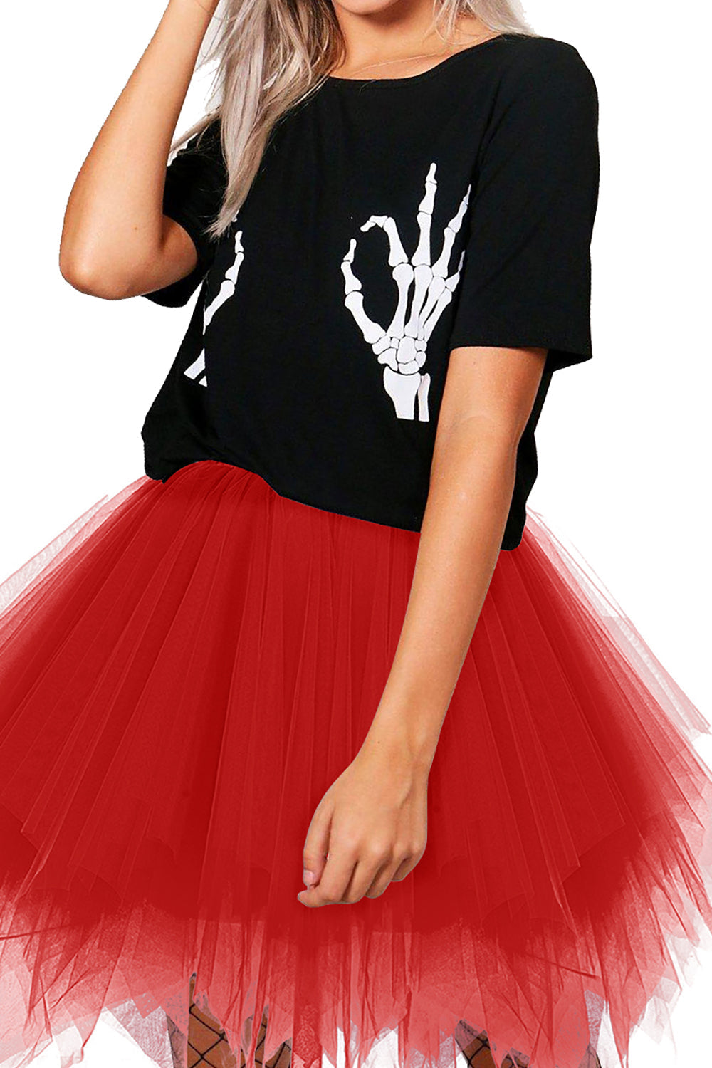 Short Tutu Ballet Bubble Skirt 50's Tulle Party Vintage Petticoat