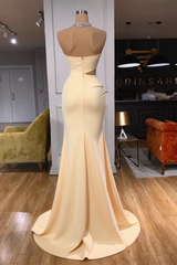 Simple Elegant Sleeveless Long Evening Dress