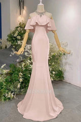 Sleeveless Off the Shoulder Long Mermaid Formal Dress With Pleated