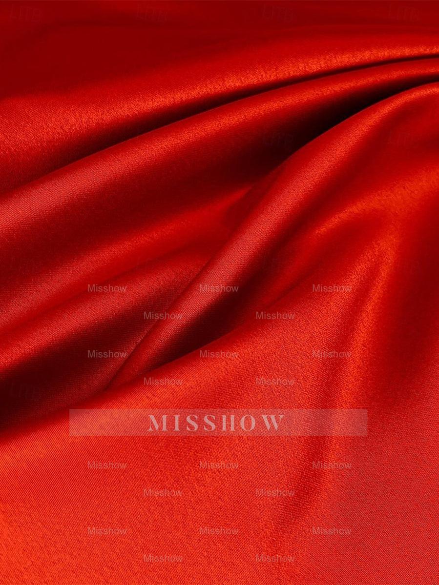 Sleeveless V-Neck Sheath/Column Dress for Mothers of the Bride & Groom with Appliques and Belt