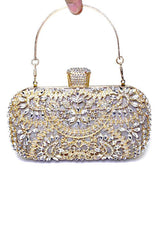 Sparkly Rhinestone Black Evening Party Handbag