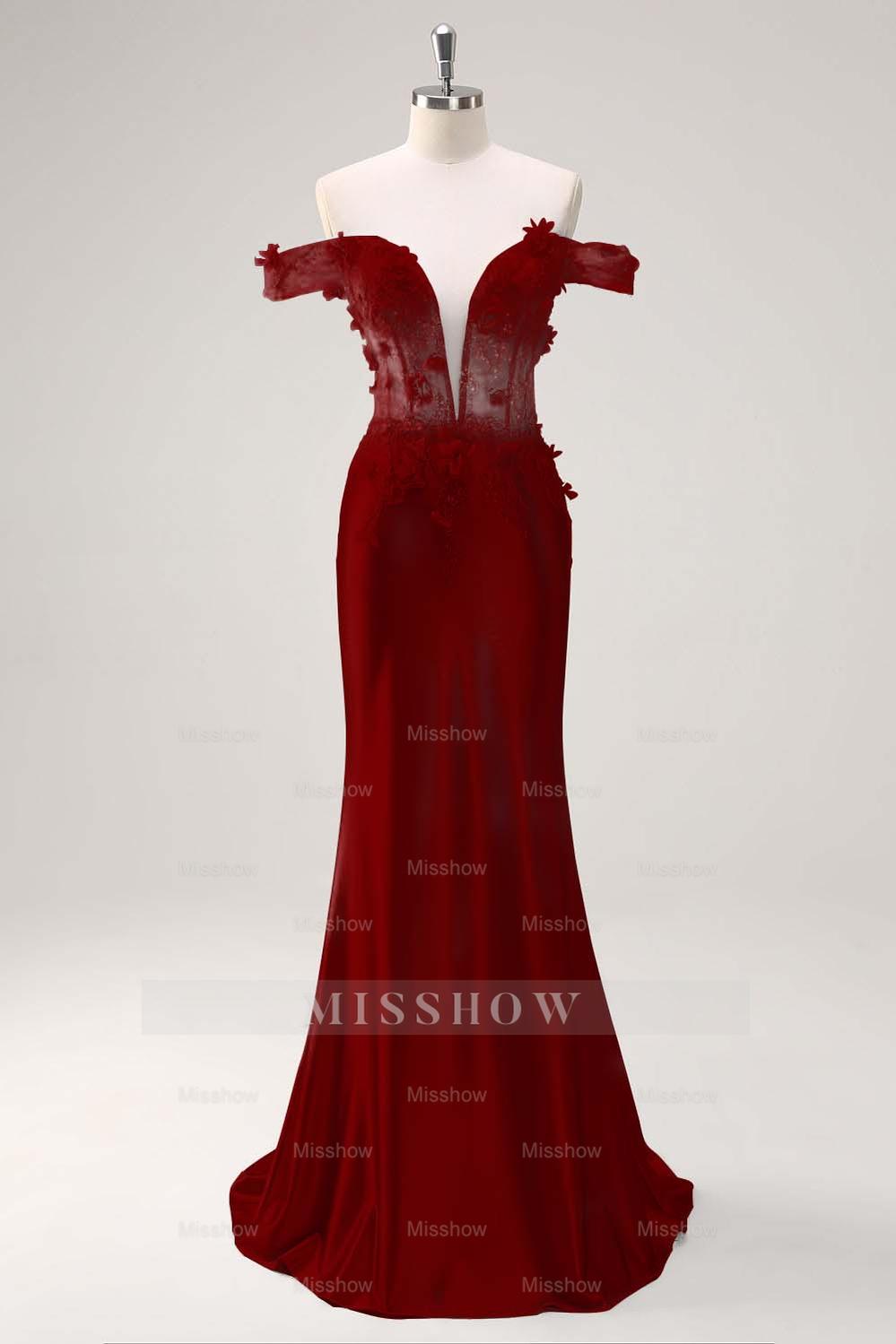 Strapless Sleeveless Long Mermaid Formal Dress With Appliques Pleated